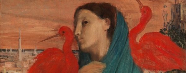 Edgard Degas Jeune femme à l'ibis - museum exhibition