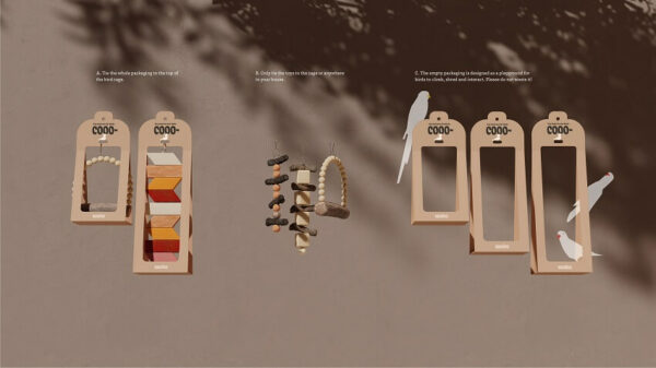 Repurposing Birdhouse package into a birdhouse