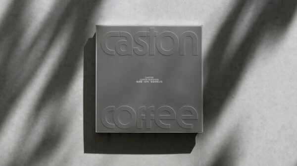 Behold the visual symphony of the brand logo and identity crafted by Yihuang Zhou for Caston Coffee Roasters.