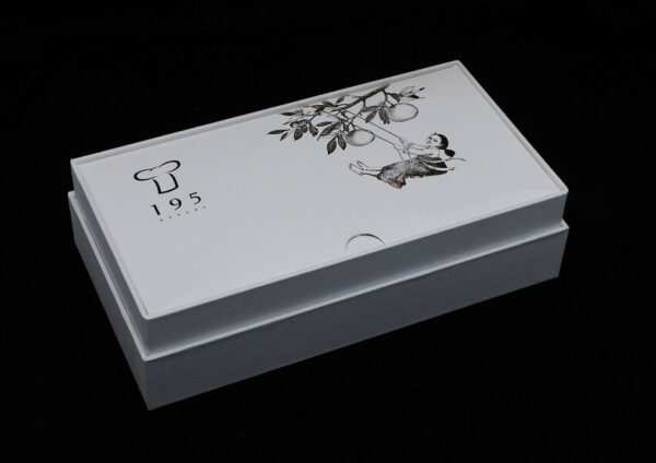 Opened box of Korea 195 Grapefruit Biscuit Packaging Design by Jian Sun.
