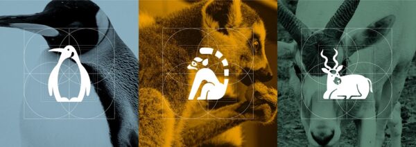 Winning signage with functional typography designed by Wei Tang Feng for Taipei Zoo, recipient of the C2A Award.