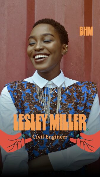 Lesley Miller presenting "It Takes a Village," emphasizing the collaborative spirit and community impact.