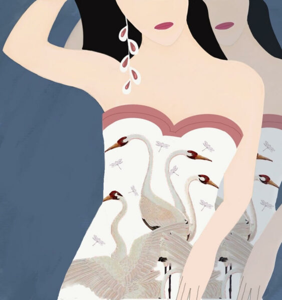 Artistic representation of women in project 'My Daily Life.'