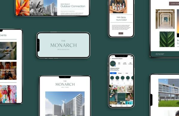 The Monarch Branding on Mobile Screens