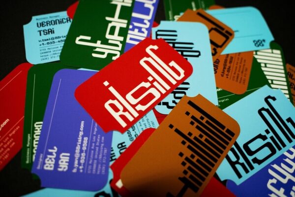 Tickets for the 88rising Rebrand project, featuring vibrant colors and dynamic typography.
