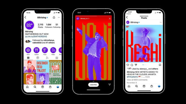 Social media accounts showcasing the excellence of 88rising Rebrand through dynamic and versatile branding.