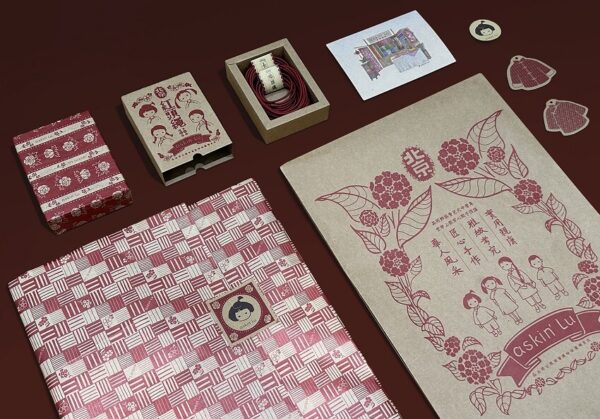 Askin' Lu Branding on Products