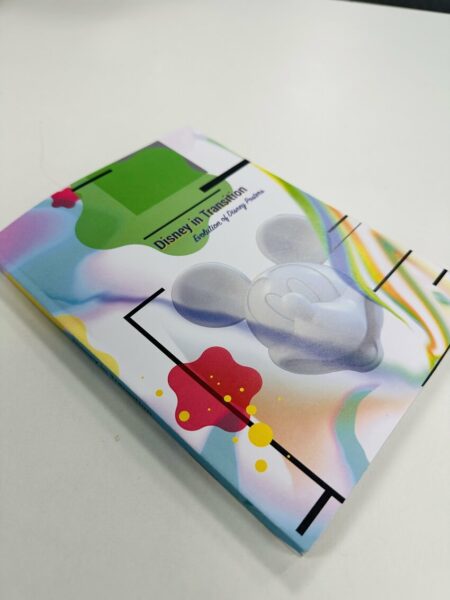 Cover design of Disney in Transition Catalog by Anjali Joshi.