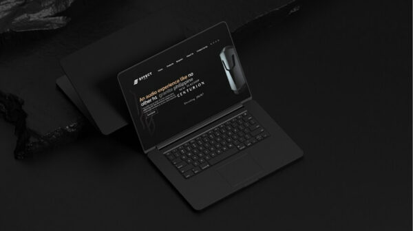 Effect Audio - Rebranded Website Display