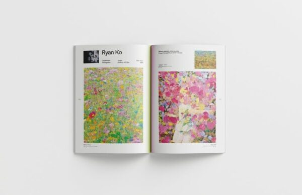 A spread from the Cranbrook 2024 Graduate Catalog showing detailed design elements