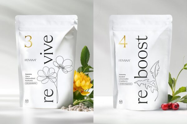 Fevana – Strategic Brand Identity & Packaging for Female Supplement