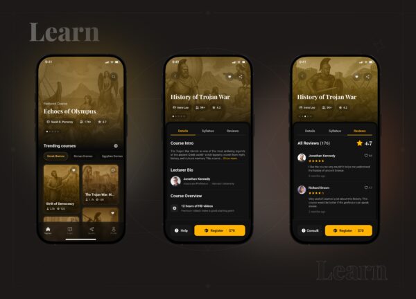 Gamified reward system interface in Historiq showing progress tracking