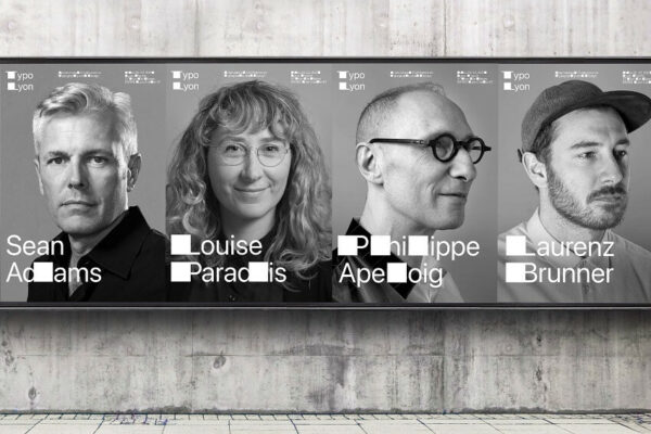 Typo Lyon: The Shift showcased on large billboards, making a bold statement in the urban landscape.