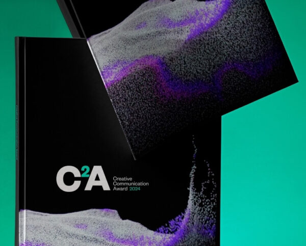 Creative Communication Book 2024 cover featuring C2A award-winning designs and innovative visual storytelling.